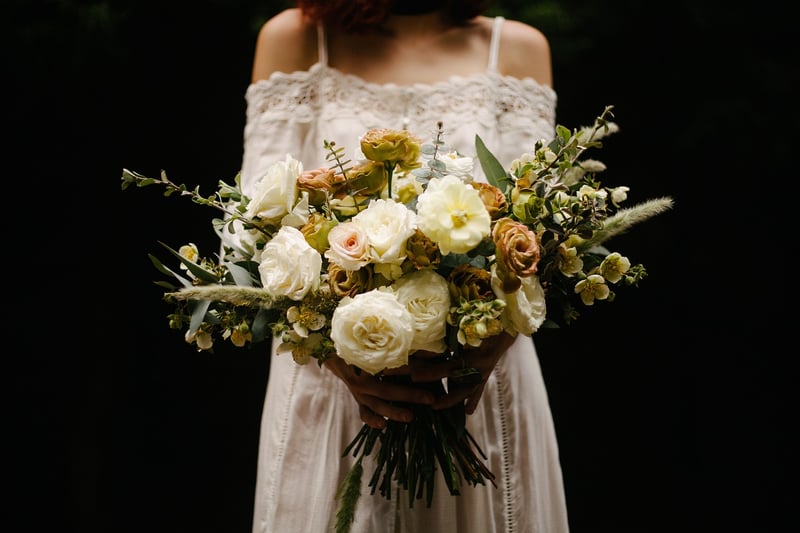 Bride preparing for wedding